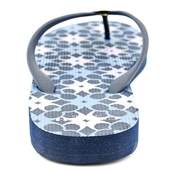 🆕 COACH Alessa Geometric Signature Flip Flops - Picture 5 of 9